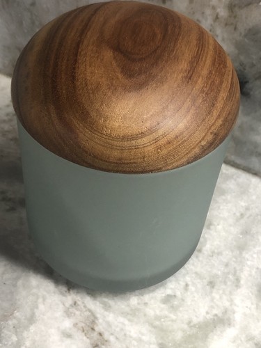 ShipN24Hours. New-Bed Bath & Beyond Haven Jar with Ashwood Jadeite: 21271.