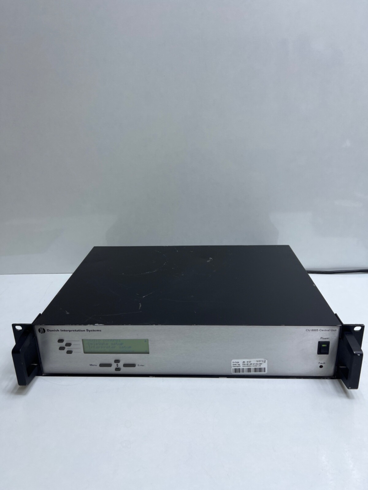 DIS Danish Interpretation System CU 6005 Central unit ,with DIS Danish Interpretation System CU 6005 Central unit ,with