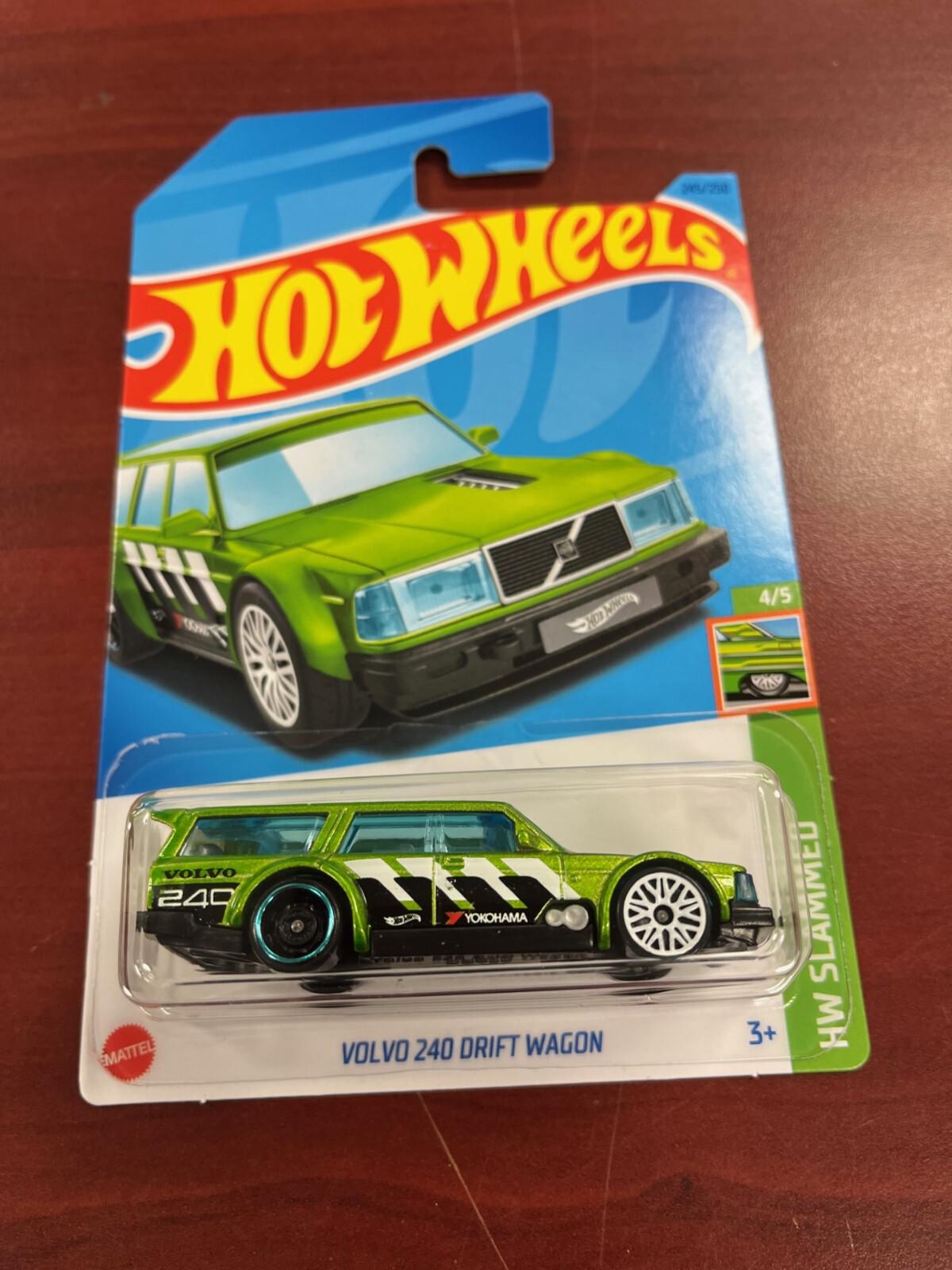 ミニカー Hot Wheels Volvo 240 Drift Wagon Hot Wheels Volvo 240 Drift Wagon HW Slammed Kids Model