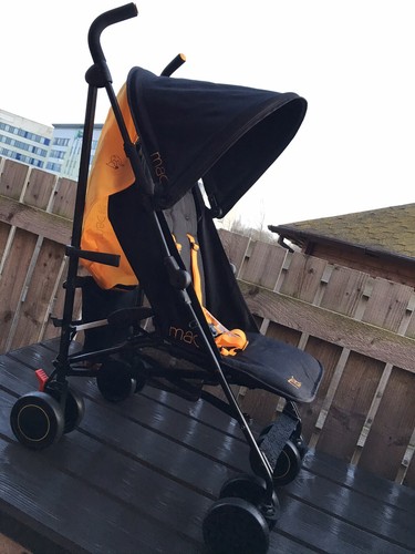 mac by maclaren black & redstone m2 pushchair