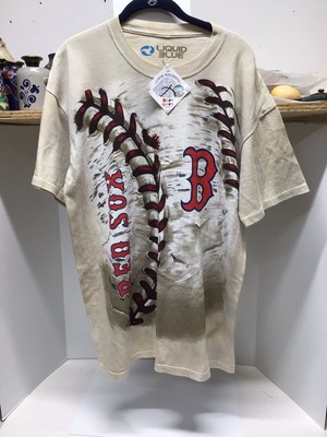Liquid Blue Boston Red Sox LARGE Hardball T shirt tie dye MLB WITH TAGS