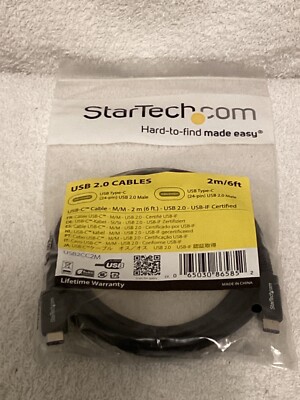 STARTECH USB-C to USB-A Cable M/M  2 m (6 ft.) USB 2.0 usb. 1.83m, NISB
