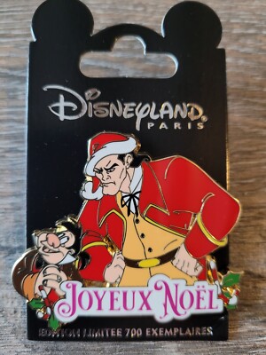Pin la belle et la bête - Gaston / Noël 2022 - El 700 / Disneyland Paris DLP