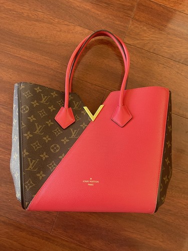 louis vuitton red kimono handbag