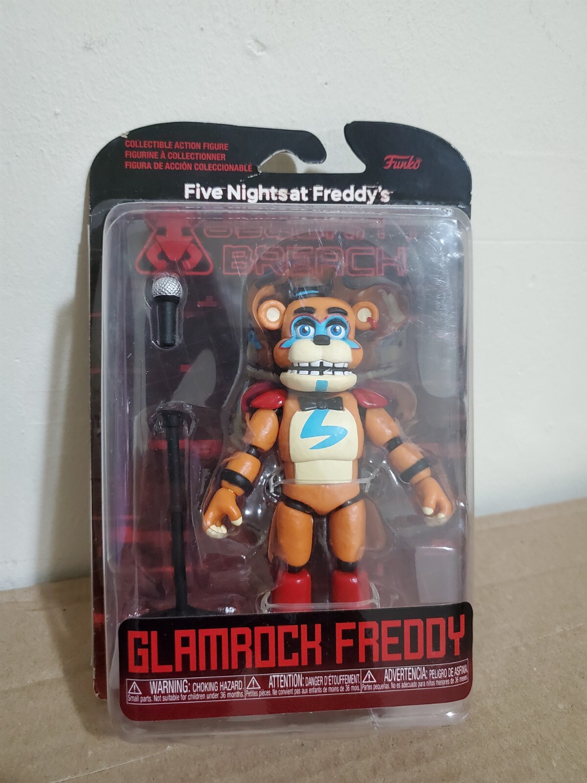 Funko Five Nights at Freddy's Security Breach Glamrock Freddy Action Figure  | eBay