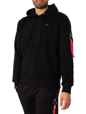 

Мужской пуловер с капюшоном Alpha Industries X-Fit, черный