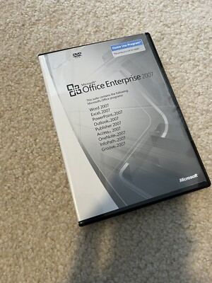 **NEW, SEALED** Microsoft Office Enterprise 2007 (Home Use) w/Key