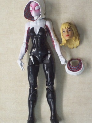  MARVEL LEGENDS INFINITE SERIES SPIDER GWEN FROM THE ABSORBING MAN BAF 6quot LOOSE