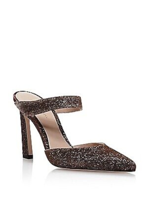Женские шлепанцы на шпильке STUART WEITZMAN с коричневым ремешком, меняющим цвет, 7 М