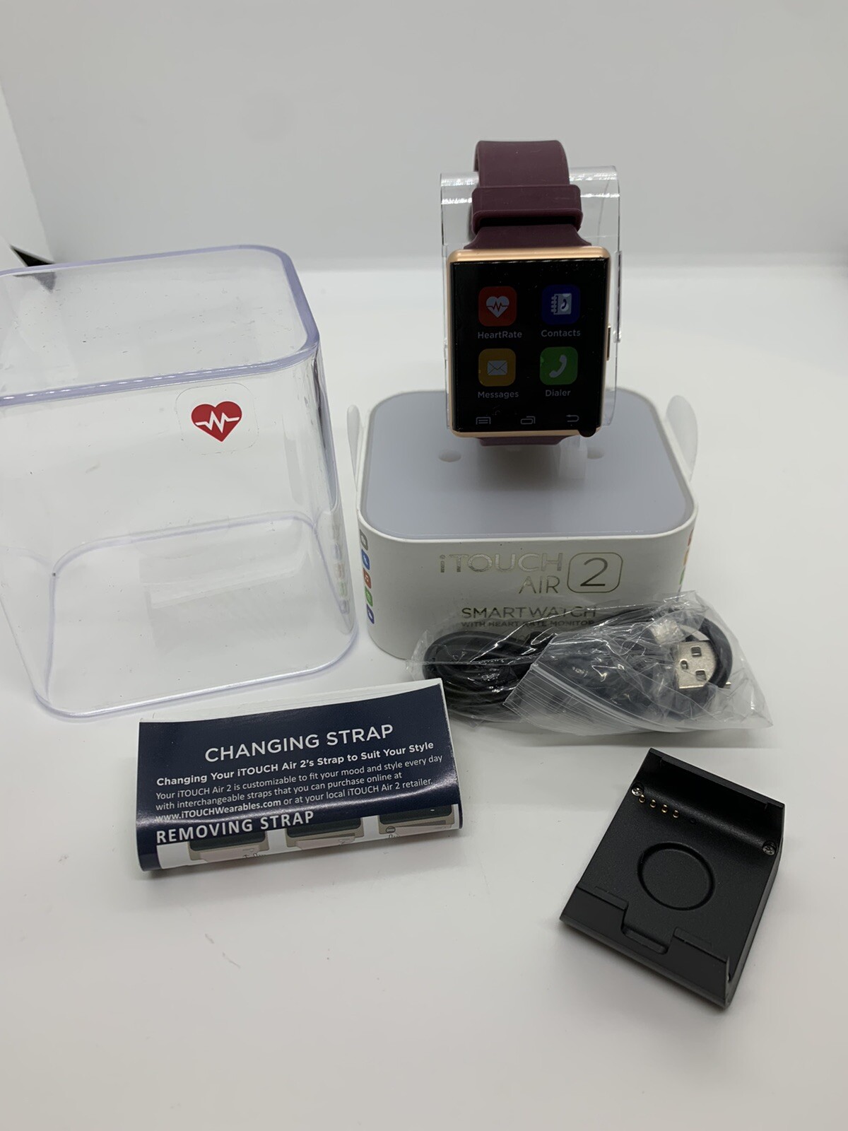 iTouch Air 2 Smart Watch with heart rate monitor IOS and Android compatible | eBay