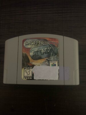 Chopper Attack Nintendo 64 N64 Tested Authentic 1997