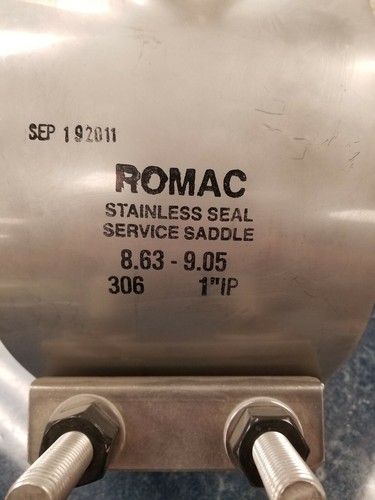 Romac Stainless Steel Saddle - 8