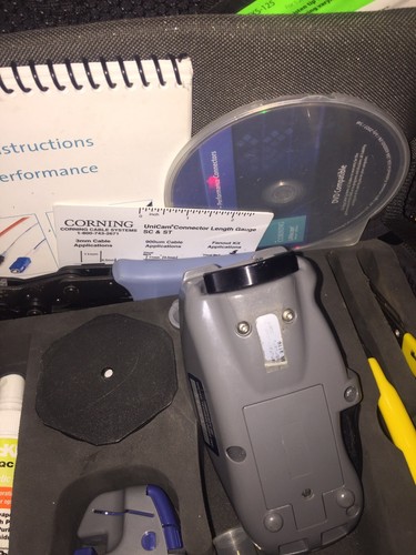 Corning UniCam Pretium Connector Fiber Optic Tool Kit - TKT-UNICAM-PFC