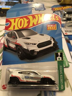Hot Wheels Ford Performance Mustang Mach-E 1400 HW Green Speed T/B10/B2