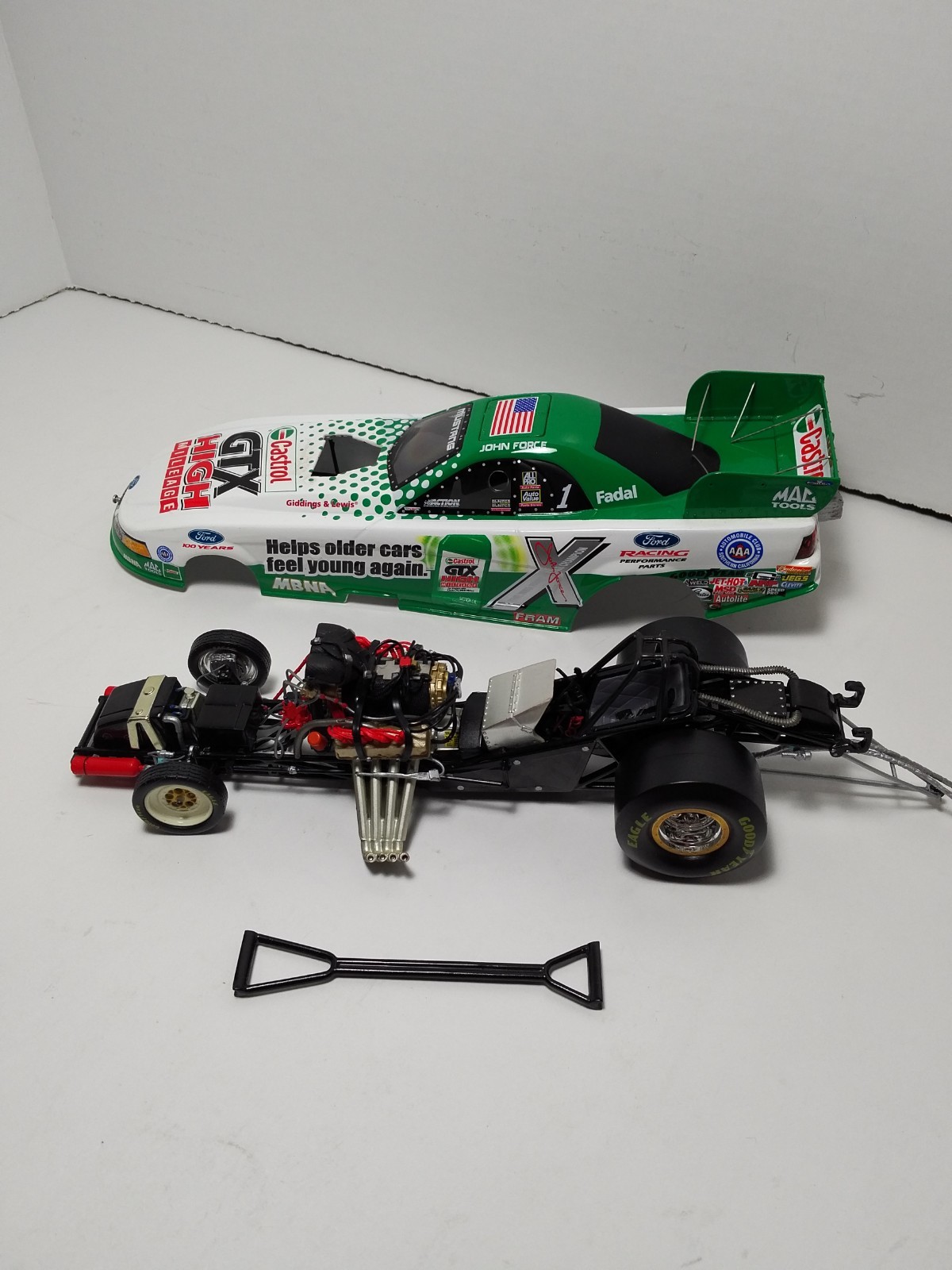 John Force Castrol GTX High Mileage 2003 Mustang Funny Car 