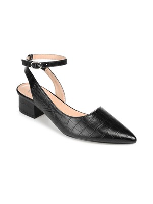 Женские черные сапоги FRANCO SARTO с отделкой из бисера на прорезном носке на блочном каблуке Shoes 7