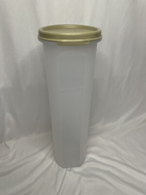 Tupperware Modular Mates Spaghetti Keeper 1661-7 W/Insert & Tan Lid NEVER USED!