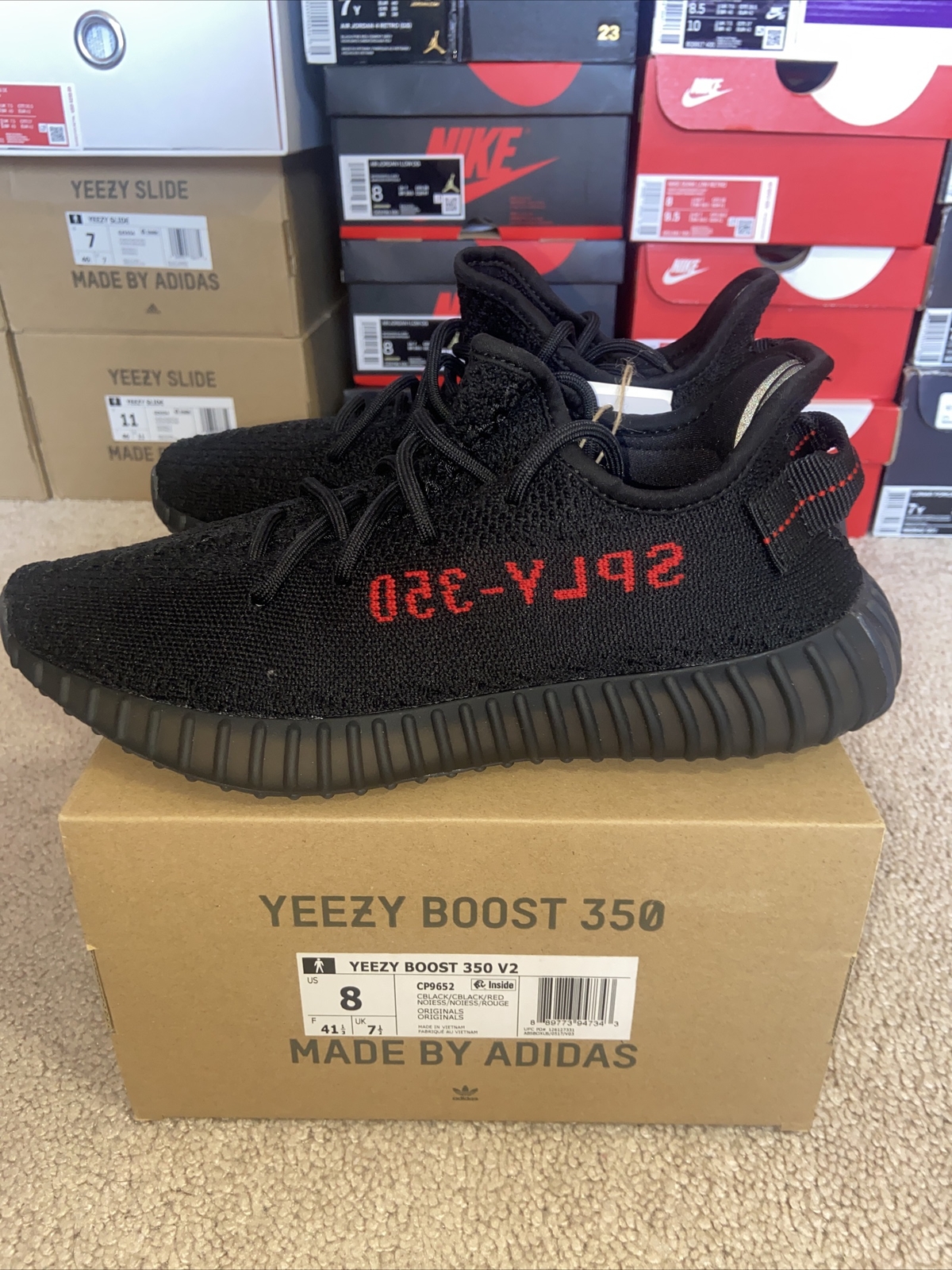 Adidas Yeezy Boost 350 V2 Bred Mens 