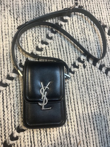 ショルダーバッグ SAINT LAURENT MINI SOLFERINO CROSSBODY BAG Saint Laurent Men's Solferino Mini Leather Crossbody Bag