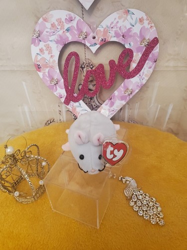🐭 TY TRAP THE MOUSE BEANIE BABY PVC RARE 1993 1ST EDITION TUSH 3RD GEN SWING
