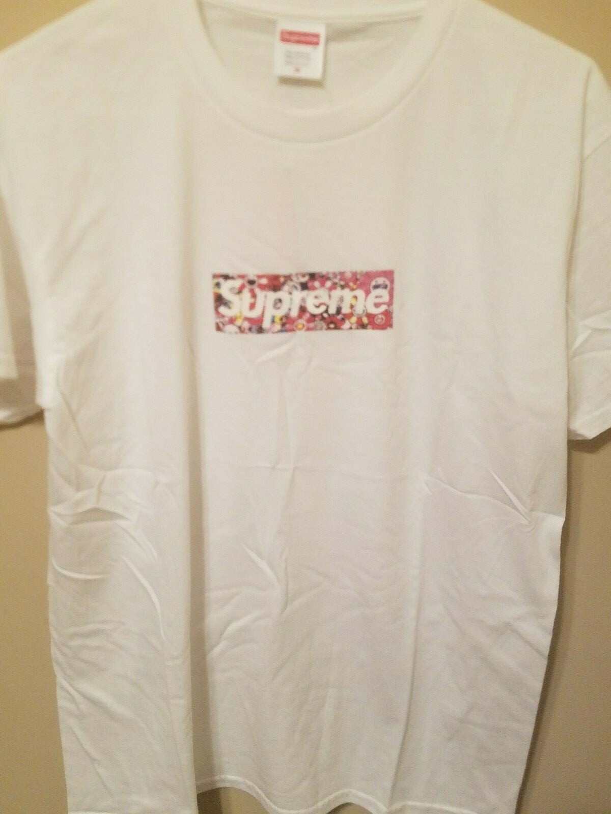 Supreme Takashi Murakami Relief Box Logo Tee White Size M | eBay