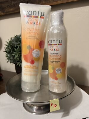 Cantu Care For Kids Curling Cream & Nourishing Shampoo