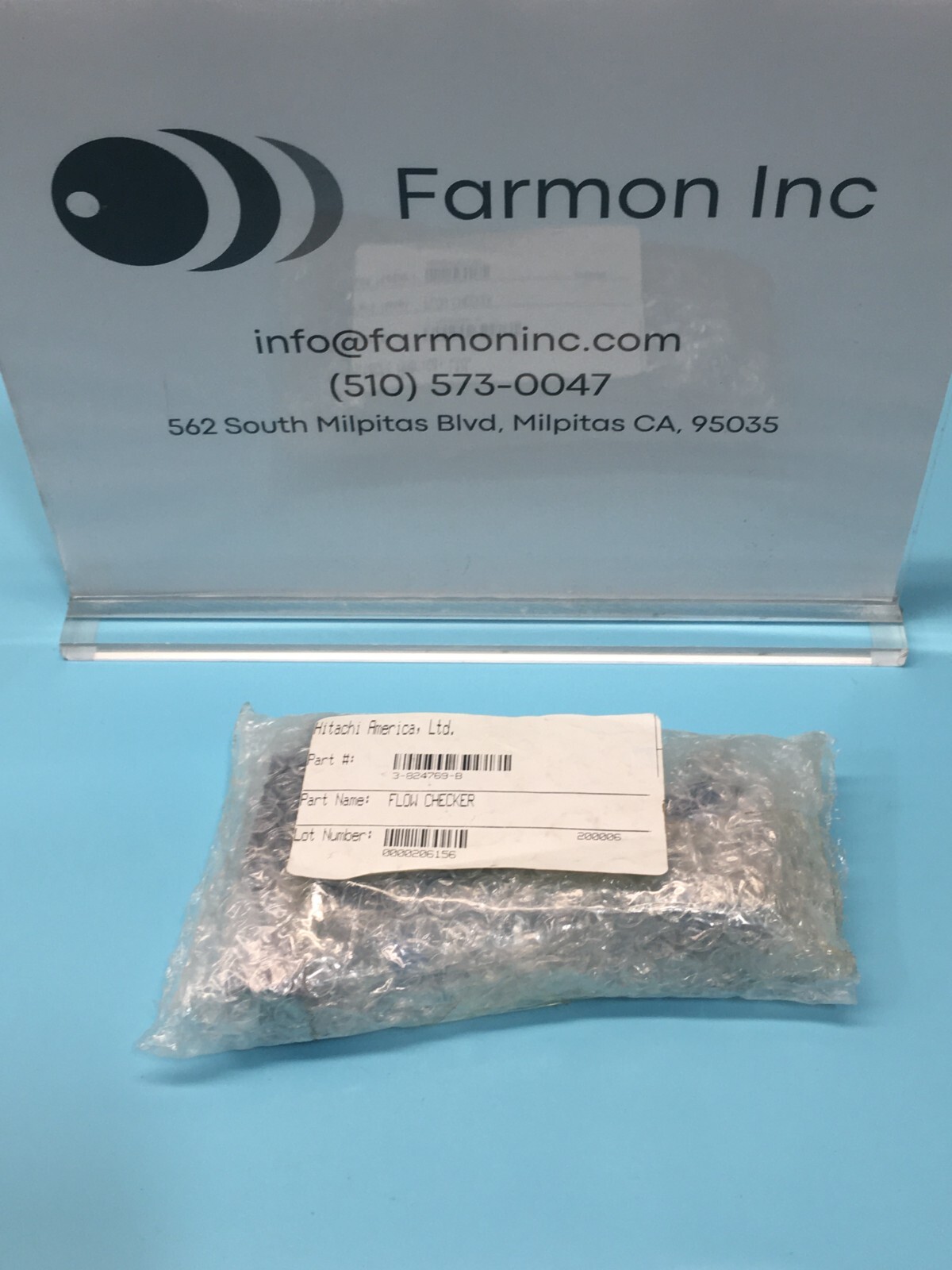 HITACHI 3-824769-B FLOW CHECKER, 160585