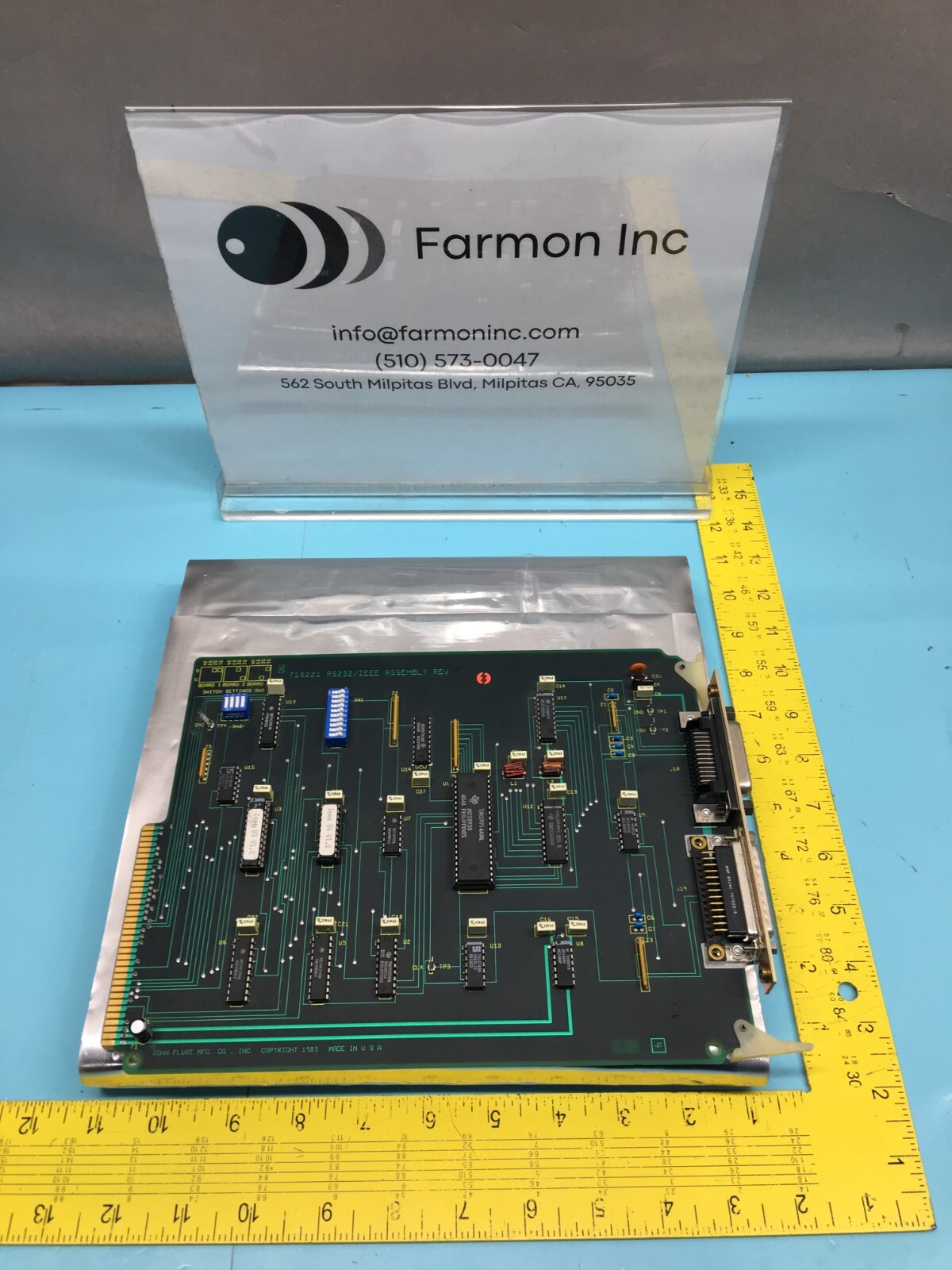 JOHN FLUKE 718221 RS232 IEEE ASSEMBLY REV F, 144615
