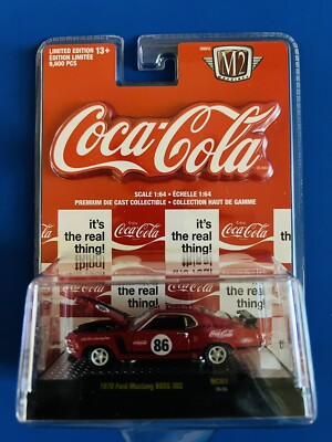 M2 Machines Coca Cola 1970 Ford Mustang Boss 302; 9600 Pcs - RC02