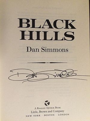 DAN SIMMONS BLACK HILLS 1ST TRADE EDITION SIGNED