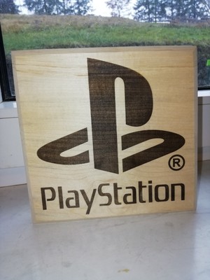 Sony PlayStation 1 Spielekonsole Ps1 ps2 ps3 ps4 ps5 games Schild retro Sammler