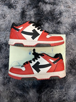 Size 8 - Off-White Out of Office Red White Black 2024 With Original Box