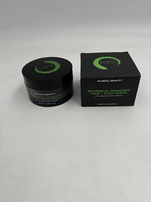 Allwell Beauty Botanical Radiance Face & Body Mask 3.38 Oz