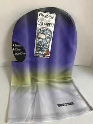 Black Strap The Daily Hood Balaclava Multi Functional Face Mask UPF 50 New C8