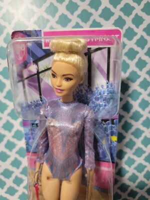 Barbie You Can Be Anything Rhythmic Gymnast Blonde Doll 