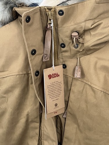 Pre-owned Fjall Raven Fjallraven Womens Singi Down Jacket Buckwheat Brown Size Large