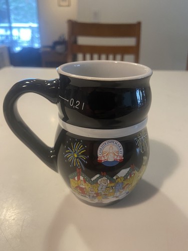 2021 ChristkindlMarket Annual Holiday Christmas Mug Chicago- Penguin Bow Tie Cup