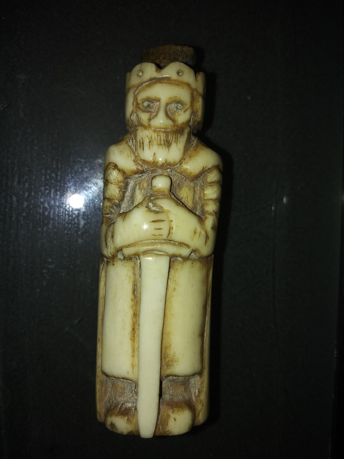 Medieval English Medicine/Poison (Knight) Container...circa 1500's...OCCULT?