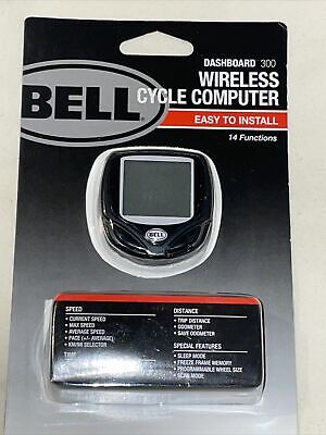 Bell Wireless Cycle Computer Dashboard 300 NEW Easy Install