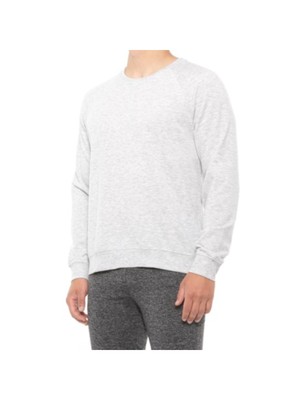 

Мужская влагоотводящая толстовка с круглым вырезом 90 DEGREES By Reflex Grey Heather, Серый, LFM91187