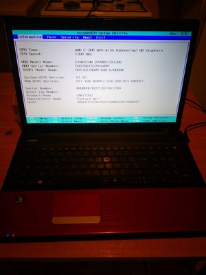 Carte Mère EasyNote TE11HC-B9604G500Mnks - Pour Pièces (HS) - Compatible Packard Bell