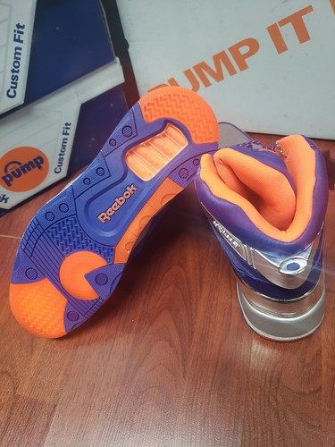 Pre-owned Reebok The Pump Certified X Limited Edt 25th Anniversary Size 10.5 M44772 In Blue