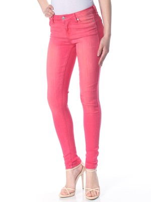 

CELEBRITY PINK Женские красные джинсы скинни с карманами для юниоров, Красный, 490721255