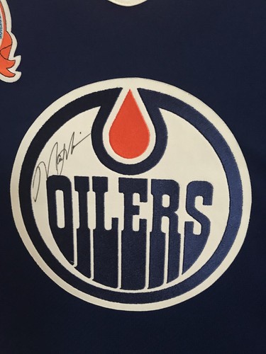 Edmonton Oilers Autograph Wayne Gretzky Mark Messier Jersey X5 NHL Jersey