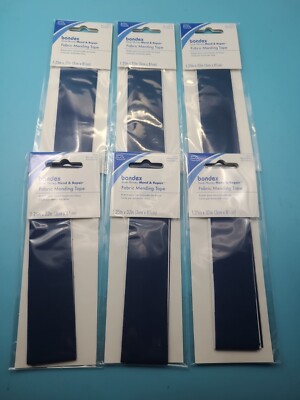 6 Packs Of BONDEX Mend & Repair Fabric Mending Tape
