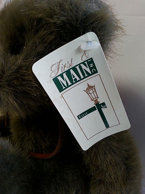 First & Main Teddy Bear Plush Minky Brown 7