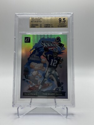 Tom Brady 2020 Panini Donruss Downtown #4 BGS 9.5