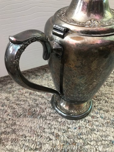 Vintage Primrose Rogers & Bro Silver Plated Coffee Tea Pot #2301