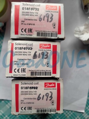 1PC New Danfoss 018F6193 Solenoid Valve Coil