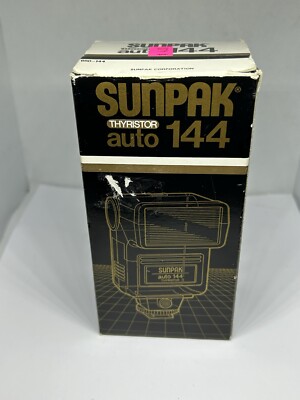 Sunpak auto 144 Thyristor Flash 650-144 Tocad America Electronic Flash Unit